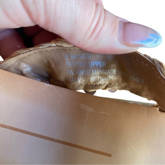 Dolce Vita Nebi Natural Raffia Sandals I Size:8.5 - Picture 9 of 10